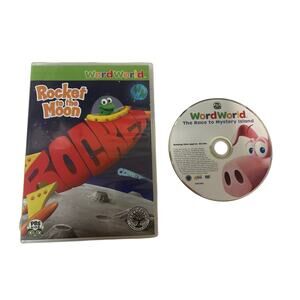 WordWorld DVD Lot Rocket to the Moon & Race to Mystery Island PBS